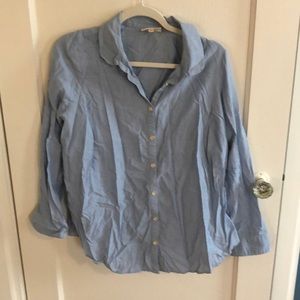 Light blue 1X button down from Modcloth